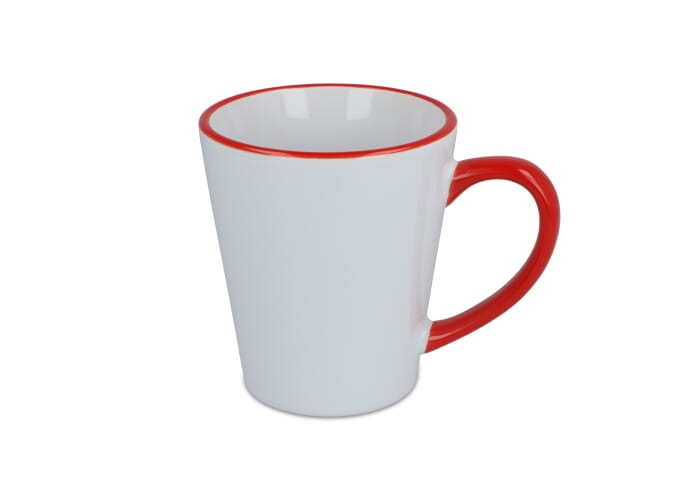 Mug 300ml promotionnel Melbourne Blanc / Rouge
